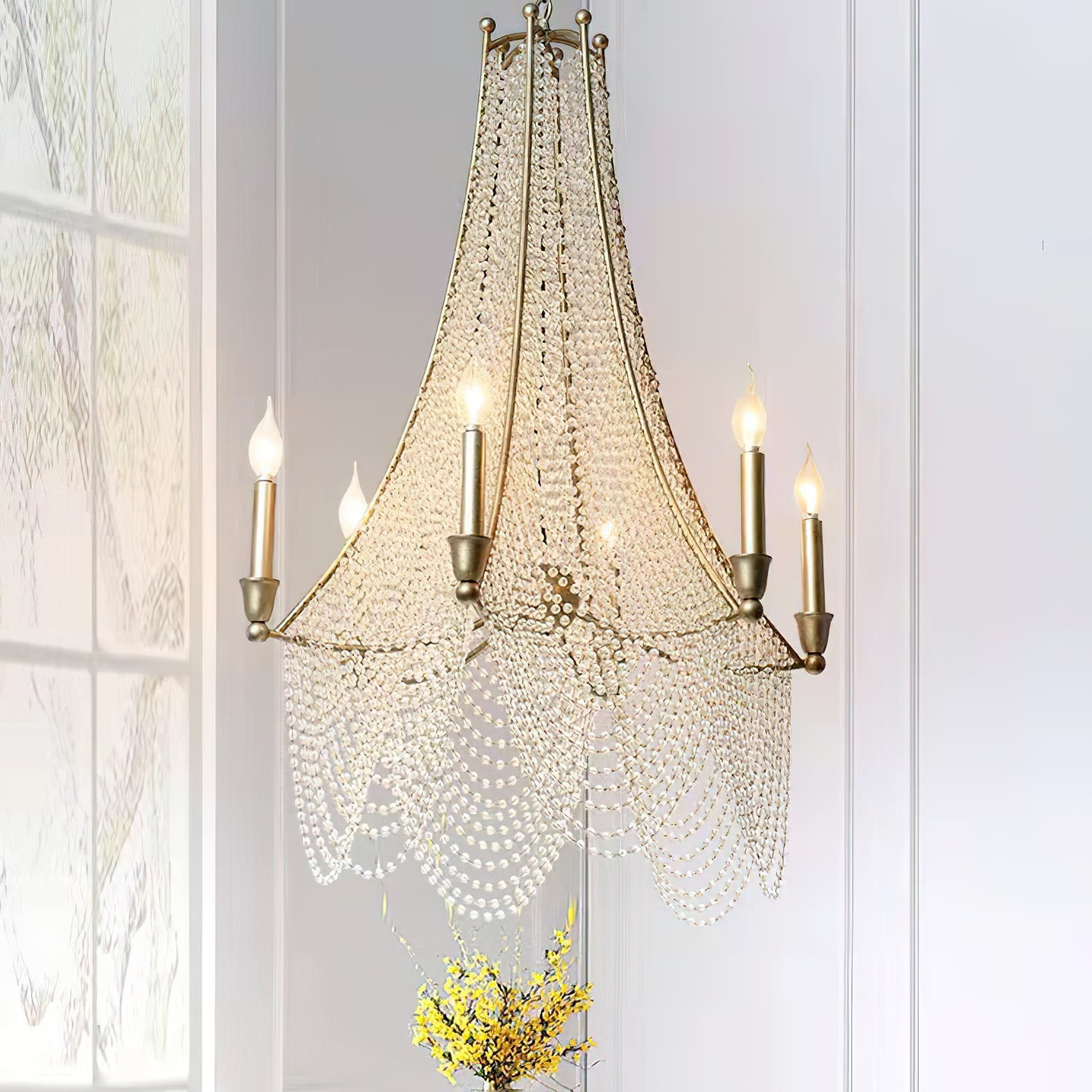 Zoruvyn Postmodern Luxury Crystal Chandelier - Lamp Copper