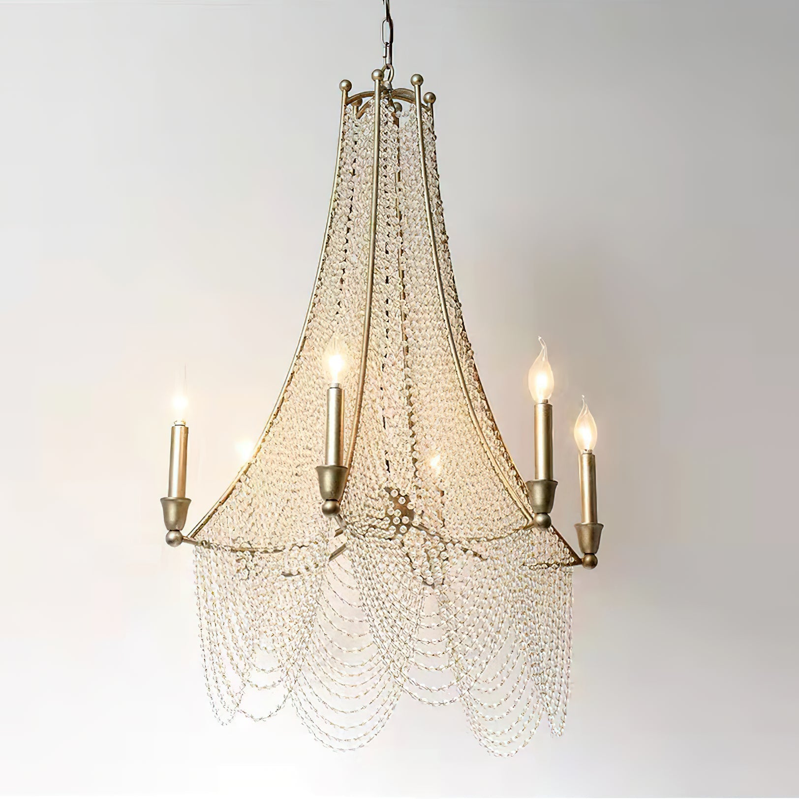 Zoruvyn Postmodern Luxury Crystal Chandelier - Lamp Copper