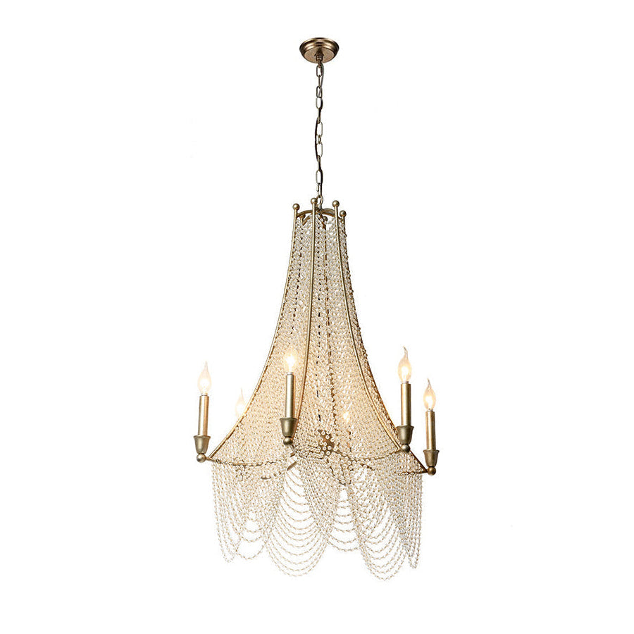 Zoruvyn Postmodern Luxury Crystal Chandelier - Lamp Copper