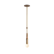 Alvuvyn Modern Minimalist Marble Pendant Light - Lamp Copper