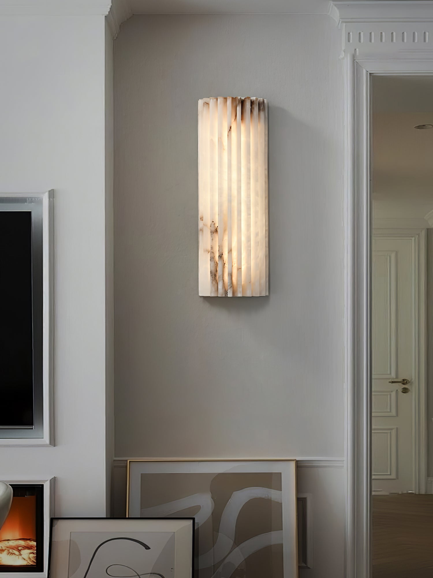 Orcarion Alabaster Wall Lamp - Lamp Copper