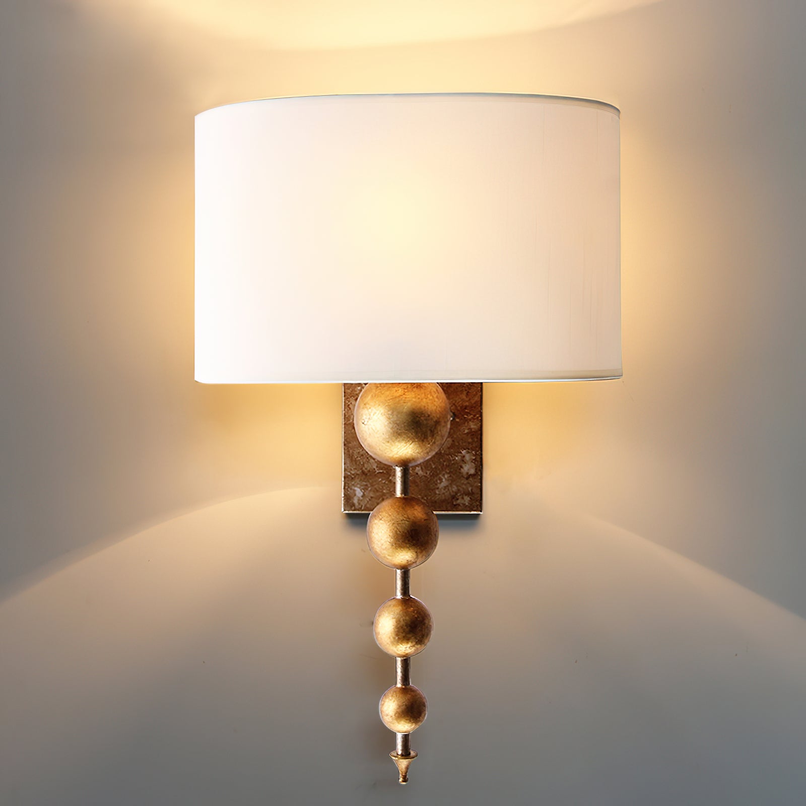 Eirikuvyn Premium Modern Metal Fabric Wall Lamp - Lamp Copper