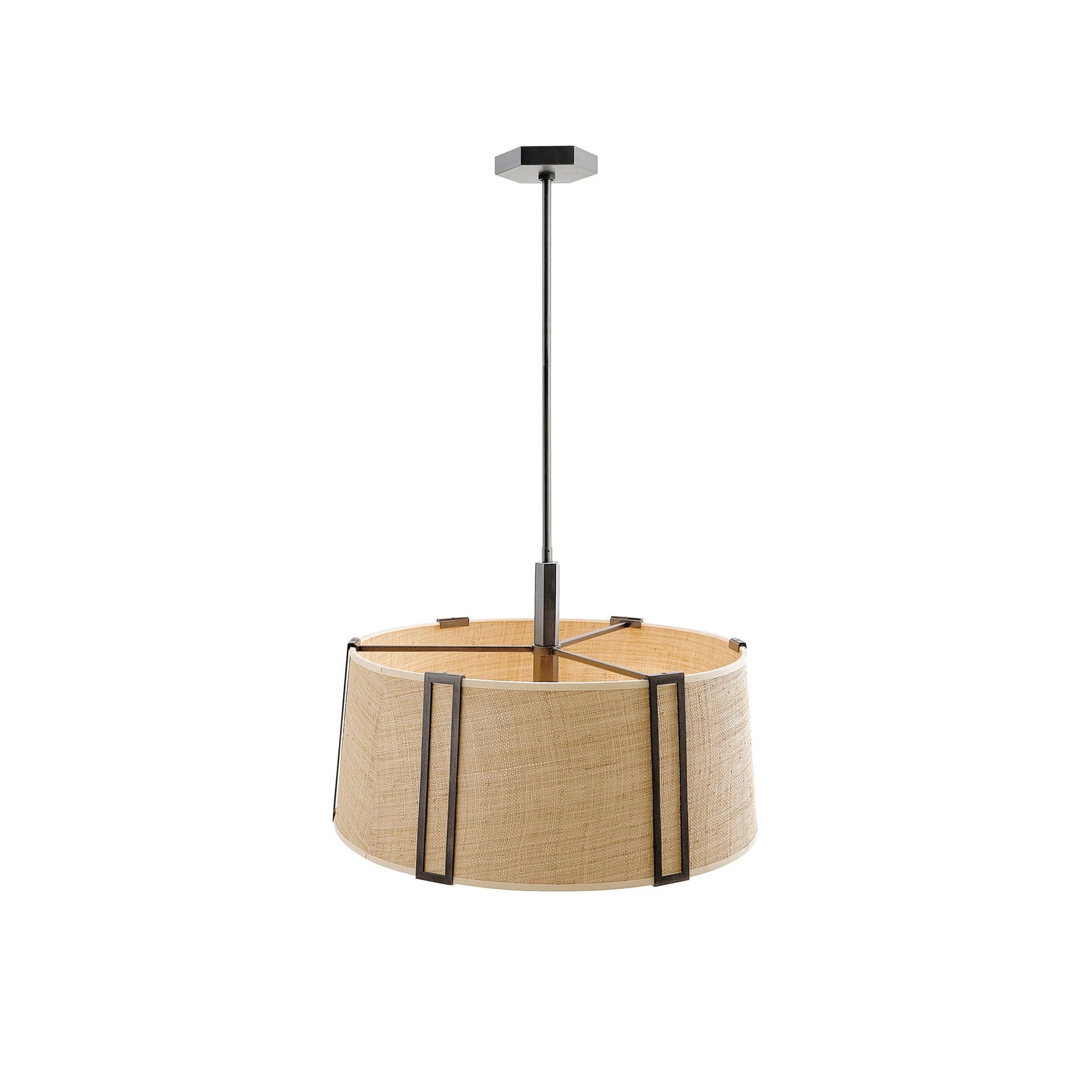 Gloruvyn Modern Minimalist Natural Metal Chandelier - Lamp Copper