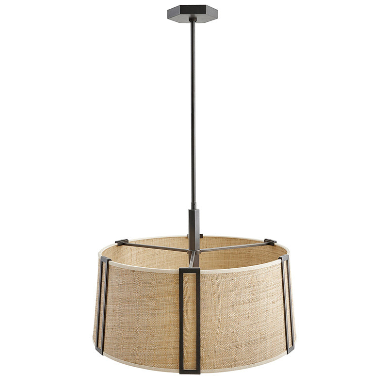Gloruvyn Modern Minimalist Natural Metal Chandelier - Lamp Copper