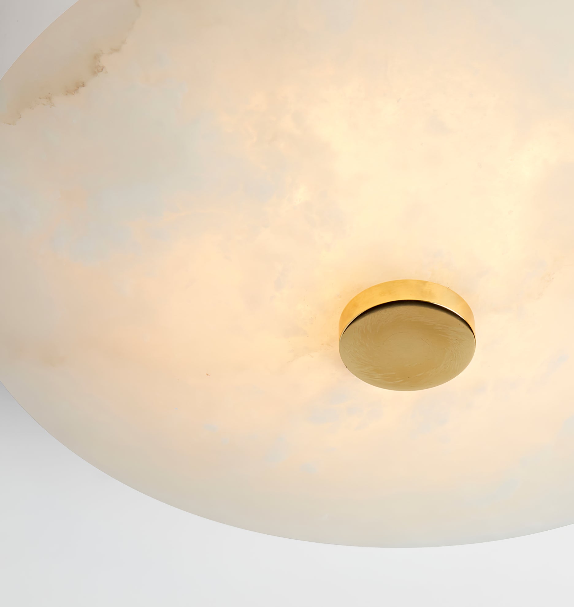 Clio Alabaster Ceiling Light - Lamp Copper