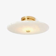 Clio Alabaster Ceiling Light - Lamp Copper