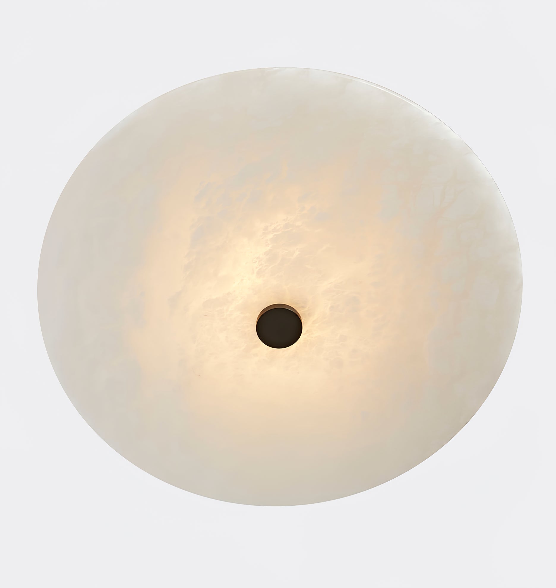 Clio Alabaster Ceiling Light - Lamp Copper
