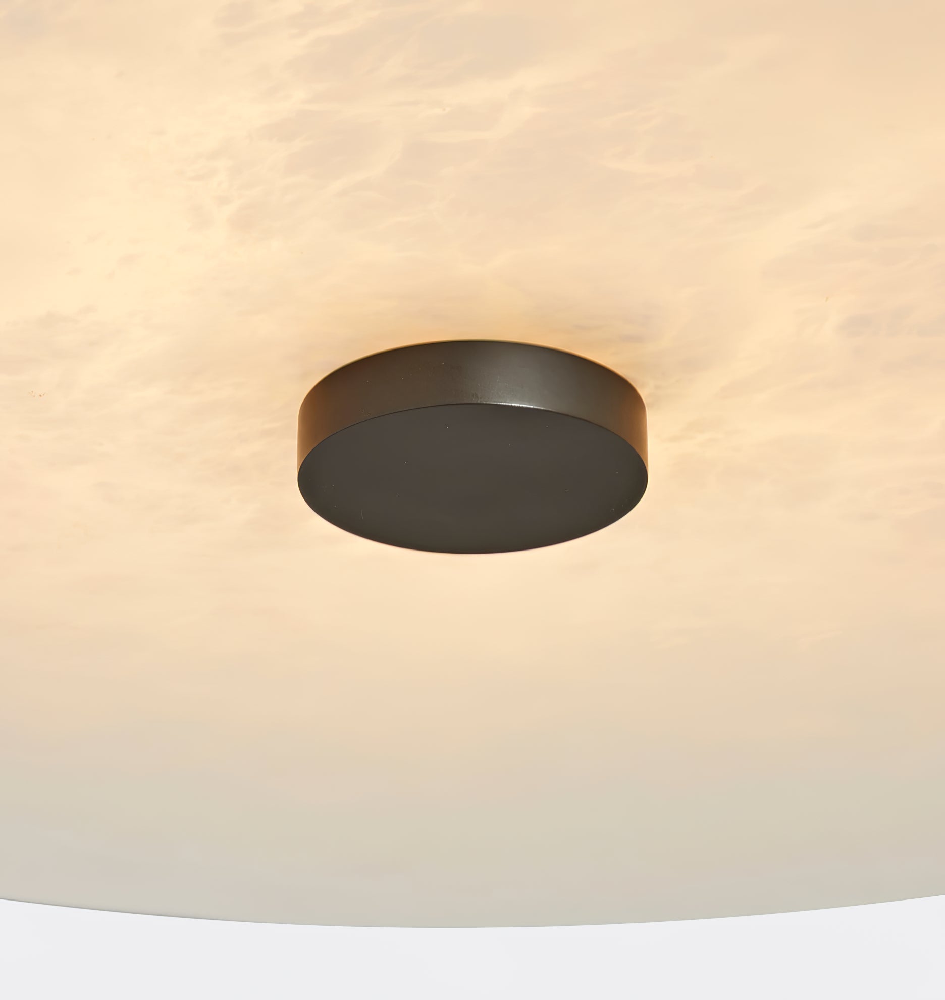 Clio Alabaster Ceiling Light - Lamp Copper