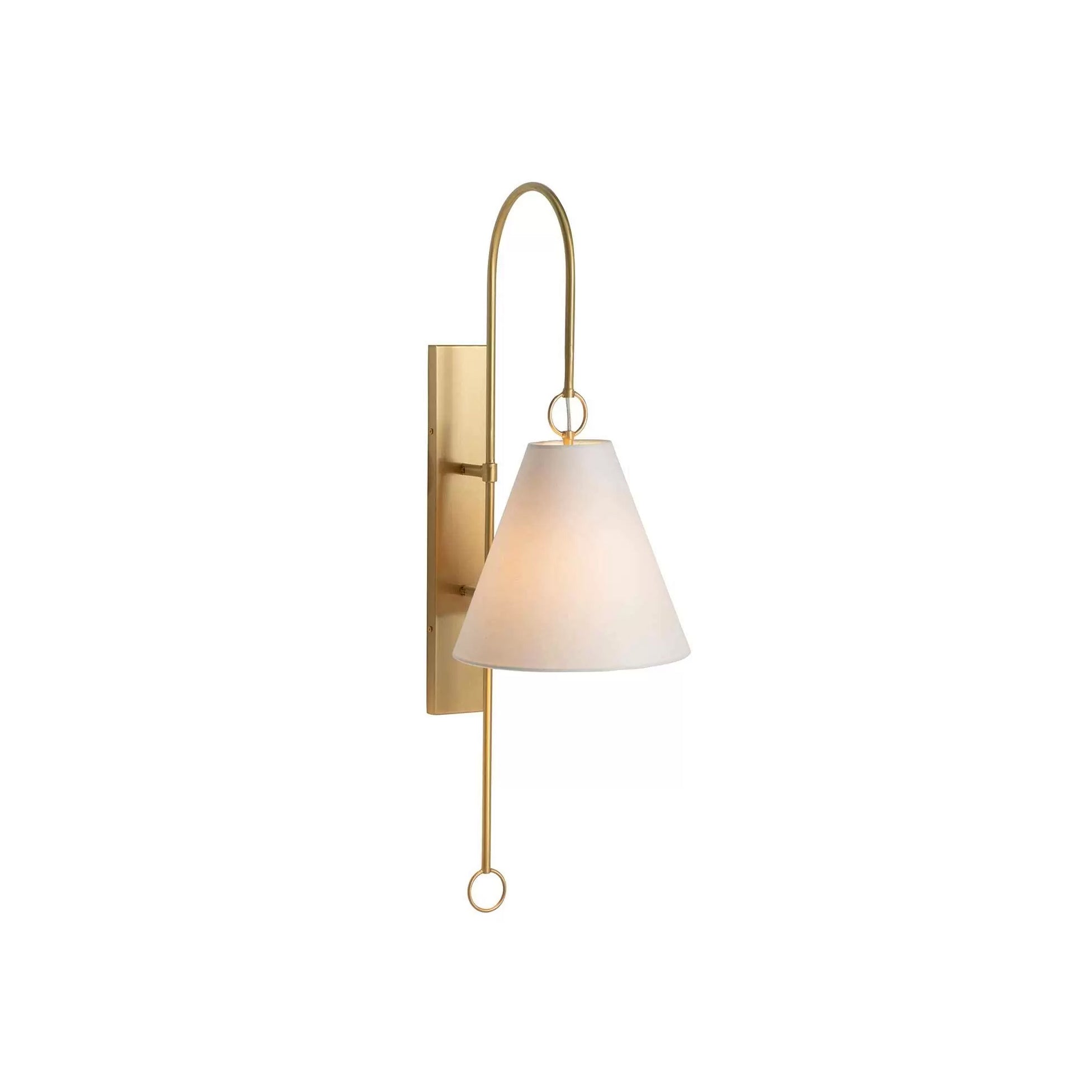 Ildvuvyi Modern Premium Brass Fabric Metal Wall Lamp - Lamp Copper
