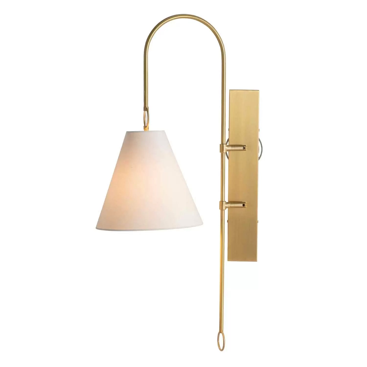 Ildvuvyi Modern Premium Brass Fabric Metal Wall Lamp - Lamp Copper