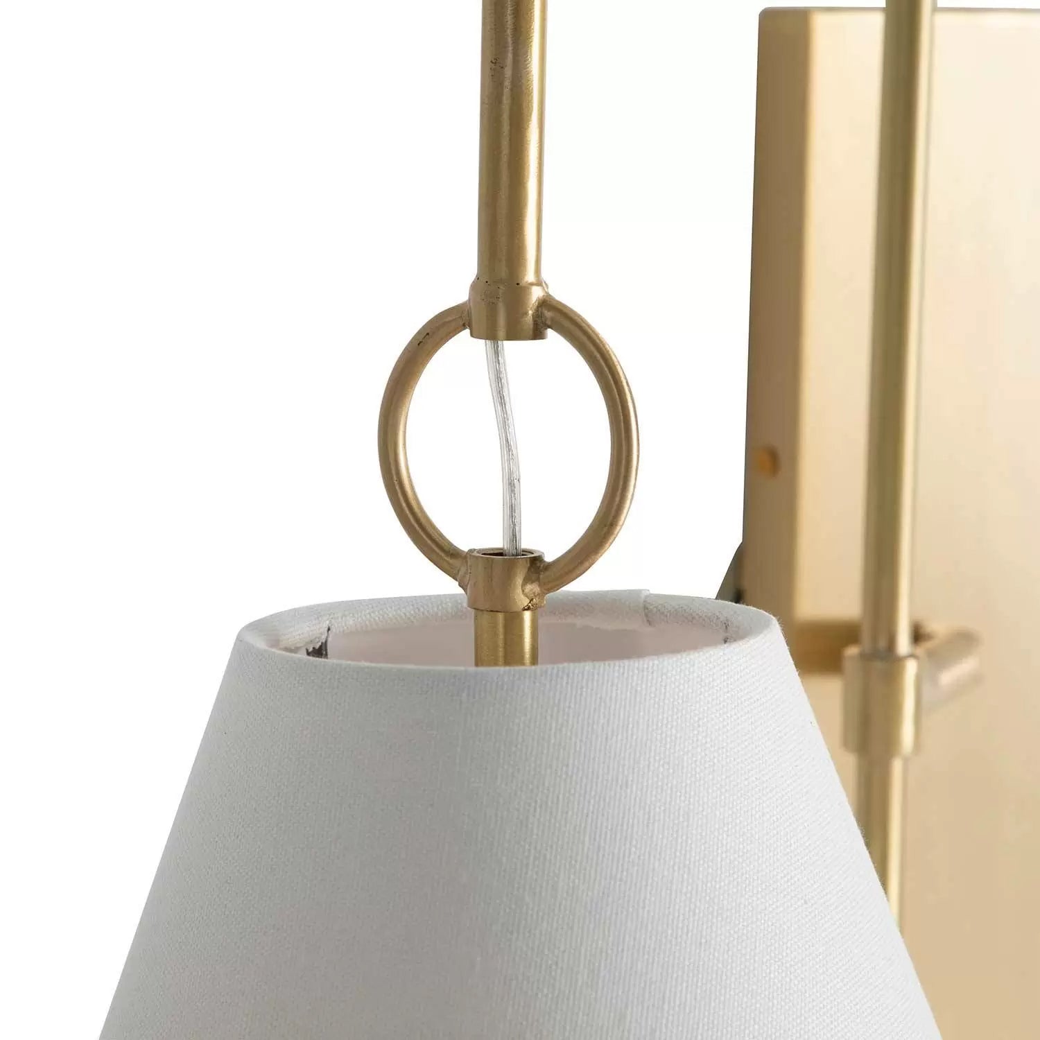 Ildvuvyi Modern Premium Brass Fabric Metal Wall Lamp - Lamp Copper