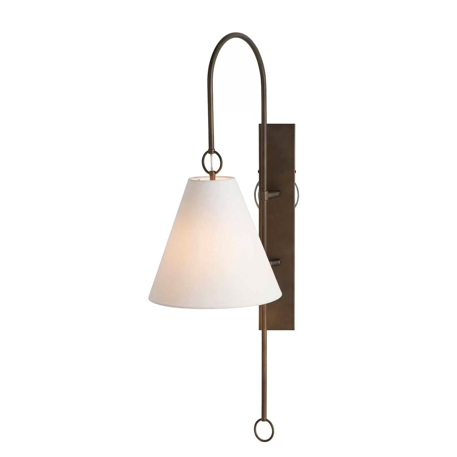 Ildvuvyi Modern Premium Brass Fabric Metal Wall Lamp - Lamp Copper
