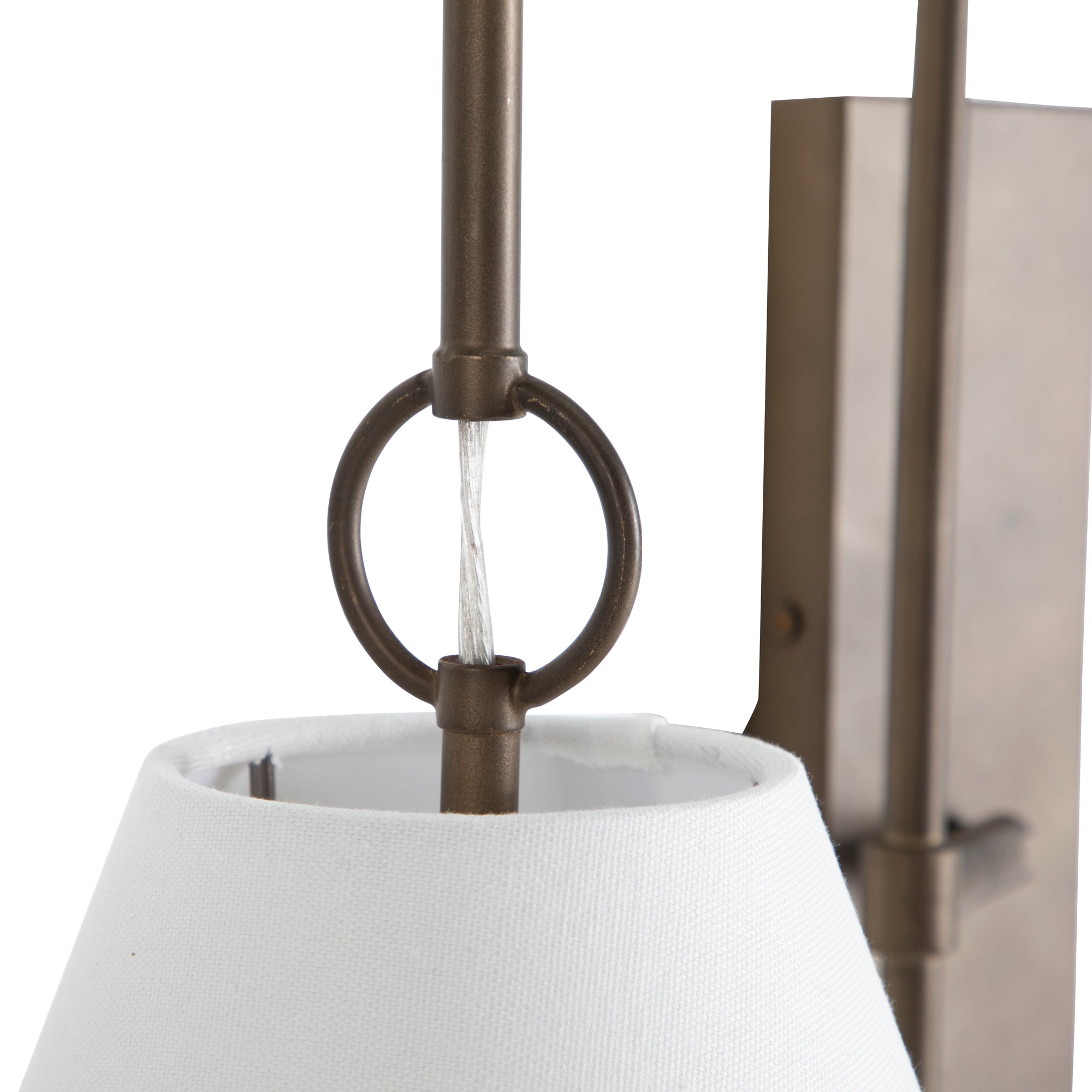 Ildvuvyi Modern Premium Brass Fabric Metal Wall Lamp - Lamp Copper