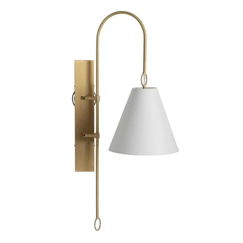 Ildvuvyi Modern Premium Brass Fabric Metal Wall Lamp - Lamp Copper
