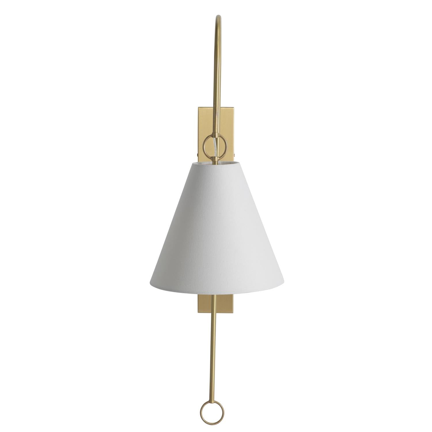 Ildvuvyi Modern Premium Brass Fabric Metal Wall Lamp - Lamp Copper
