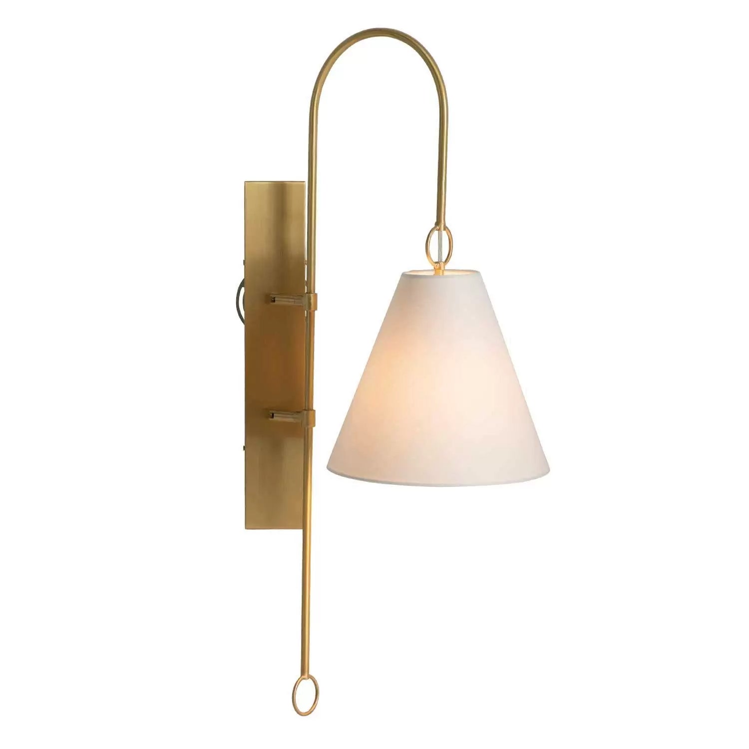 Ildvuvyi Modern Premium Brass Fabric Metal Wall Lamp - Lamp Copper