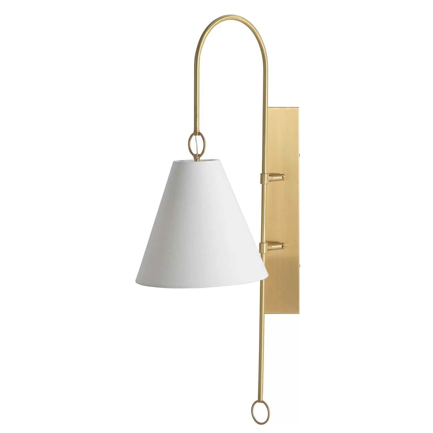Ildvuvyi Modern Premium Brass Fabric Metal Wall Lamp - Lamp Copper
