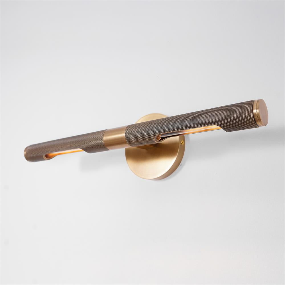 Solvain Modern Brass LED Wall Light - Lamp Copper