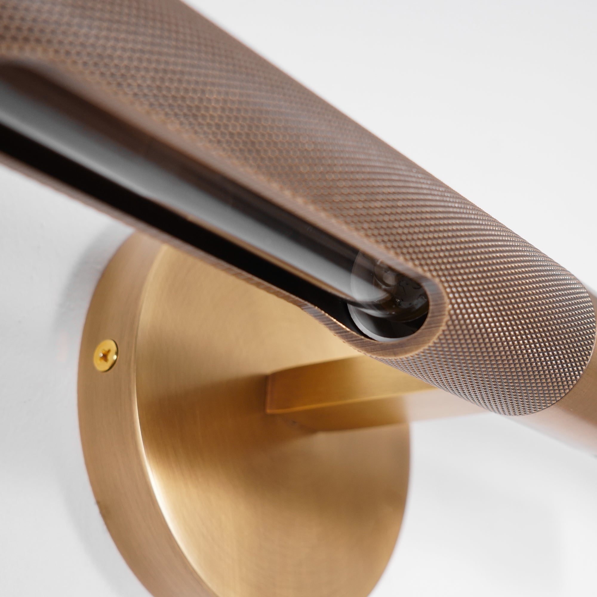 Solvain Modern Brass LED Wall Light - Lamp Copper