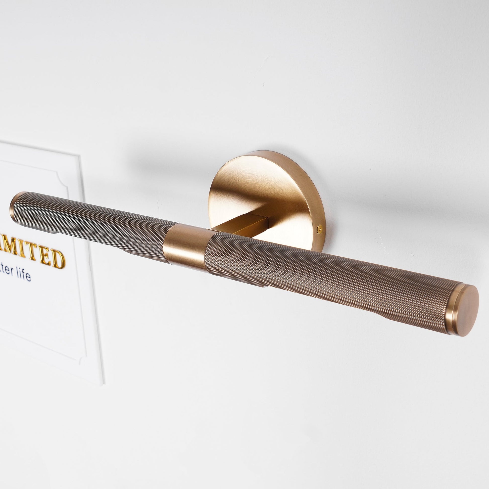 Solvain Modern Brass LED Wall Light - Lamp Copper
