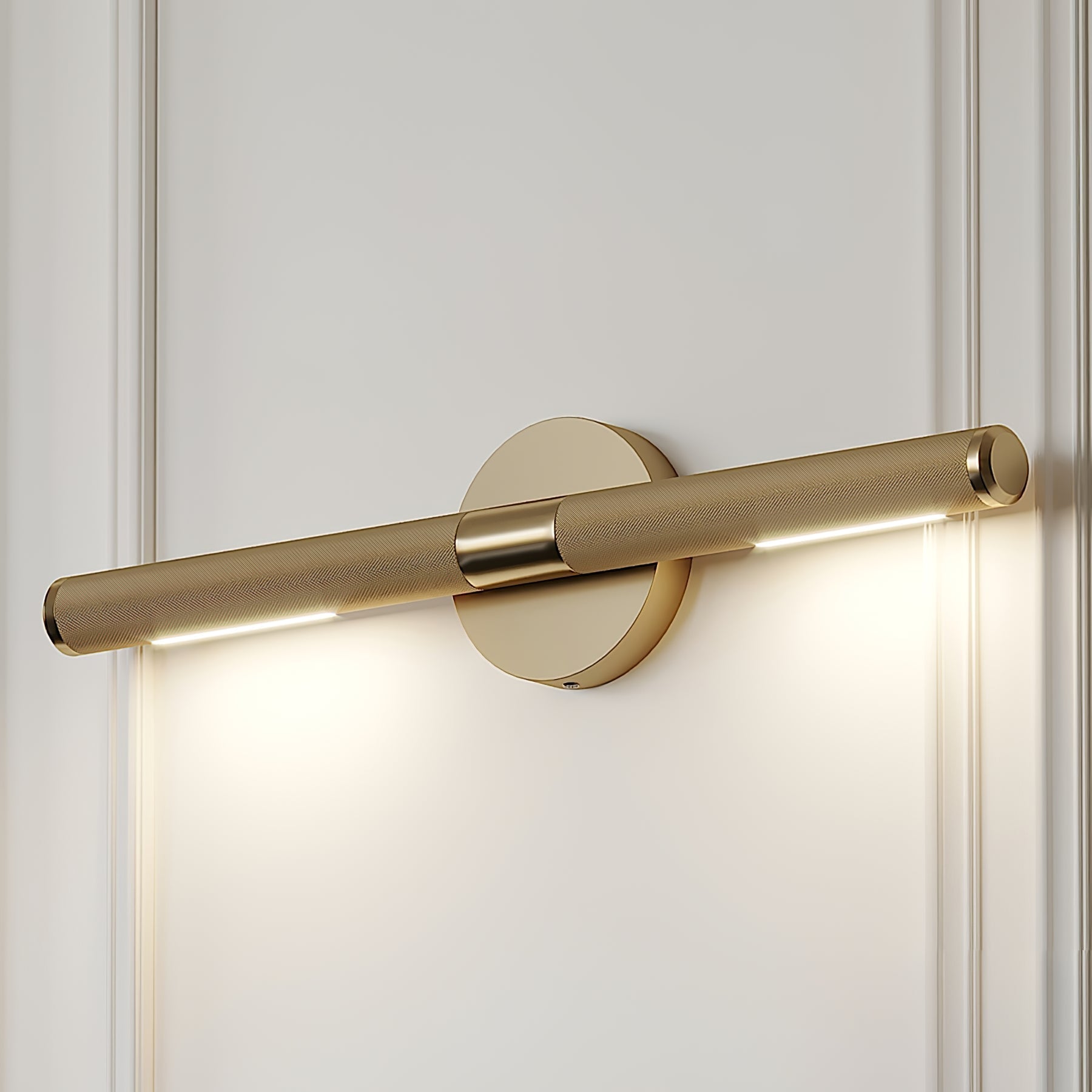 Solvain Modern Brass LED Wall Light - Lamp Copper