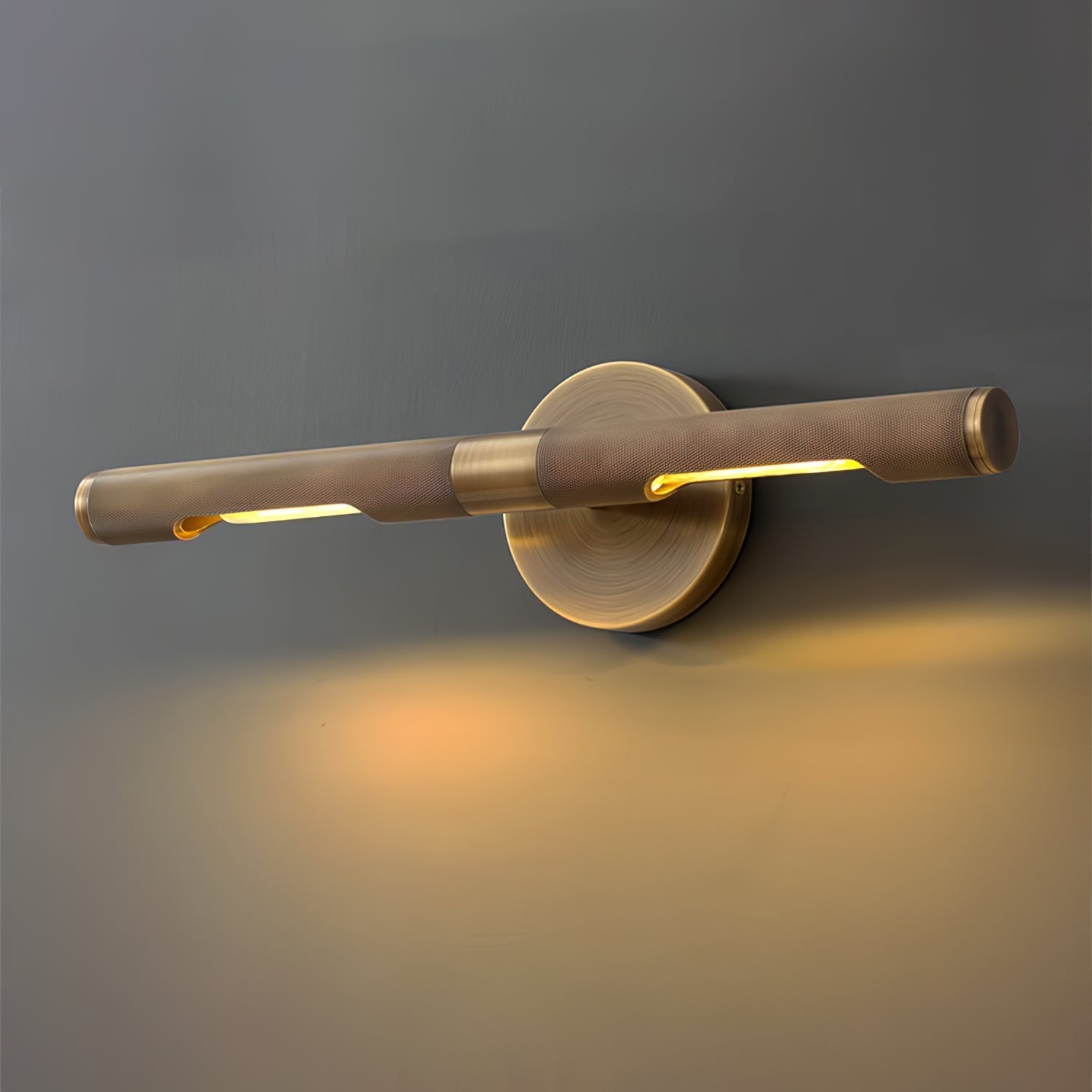 Solvain Modern Brass LED Wall Light - Lamp Copper