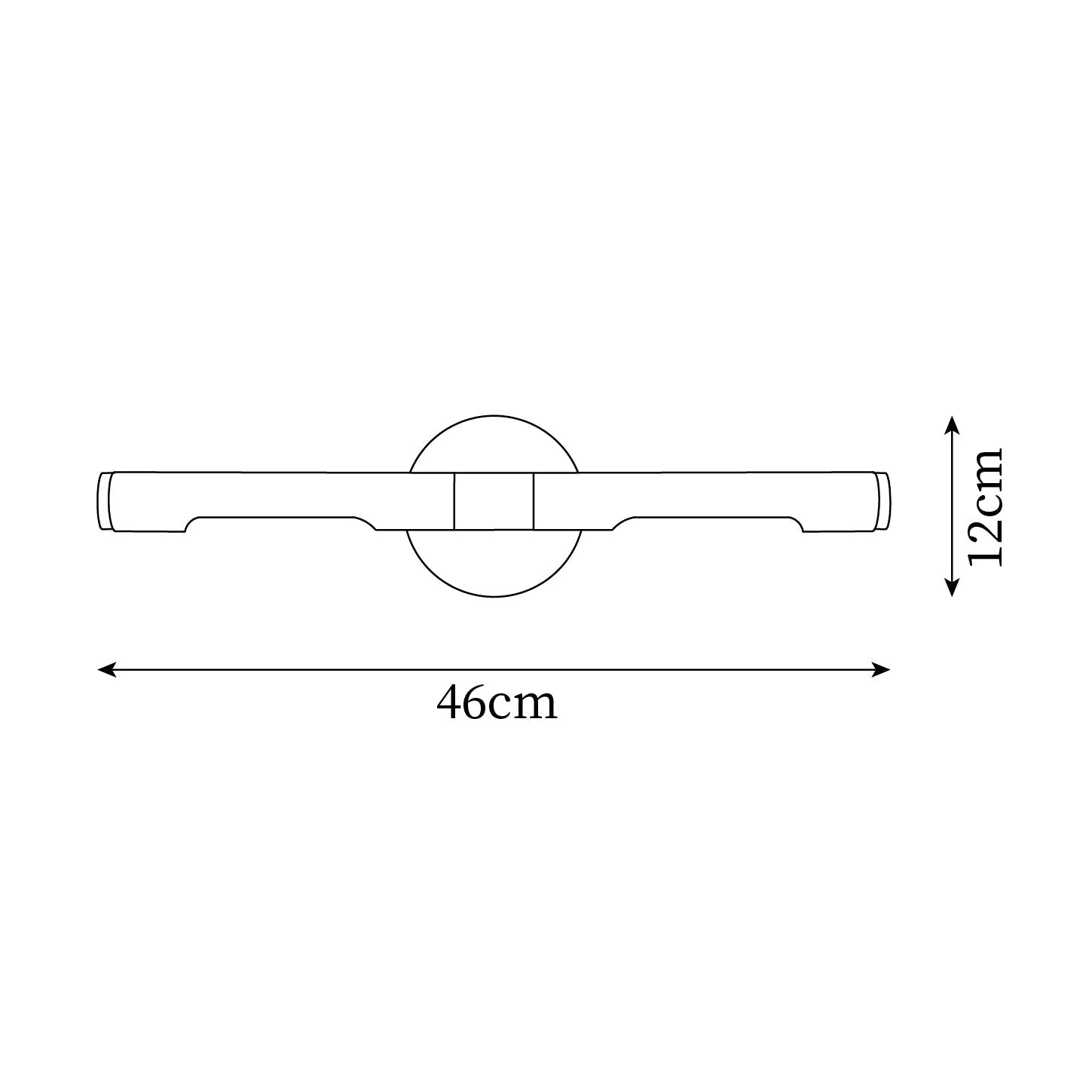 Solvain Modern Brass LED Wall Light - Lamp Copper