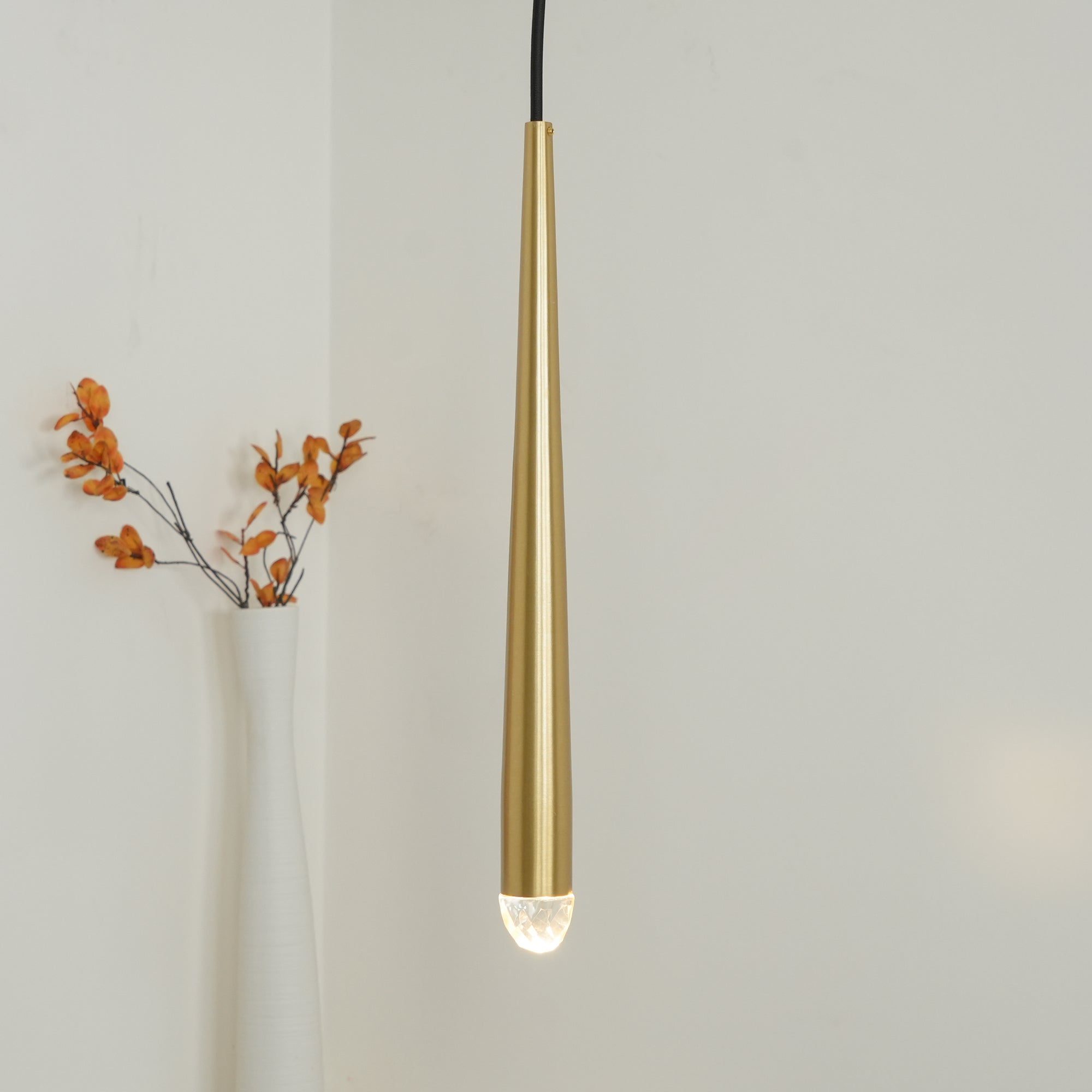 Chandelier Crystal Shade Brass Blackened Silver Luxe Staircase - Lamp Copper