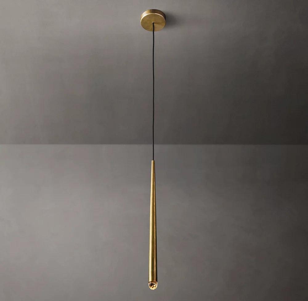 Chandelier Crystal Shade Brass Blackened Silver Luxe Staircase - Lamp Copper