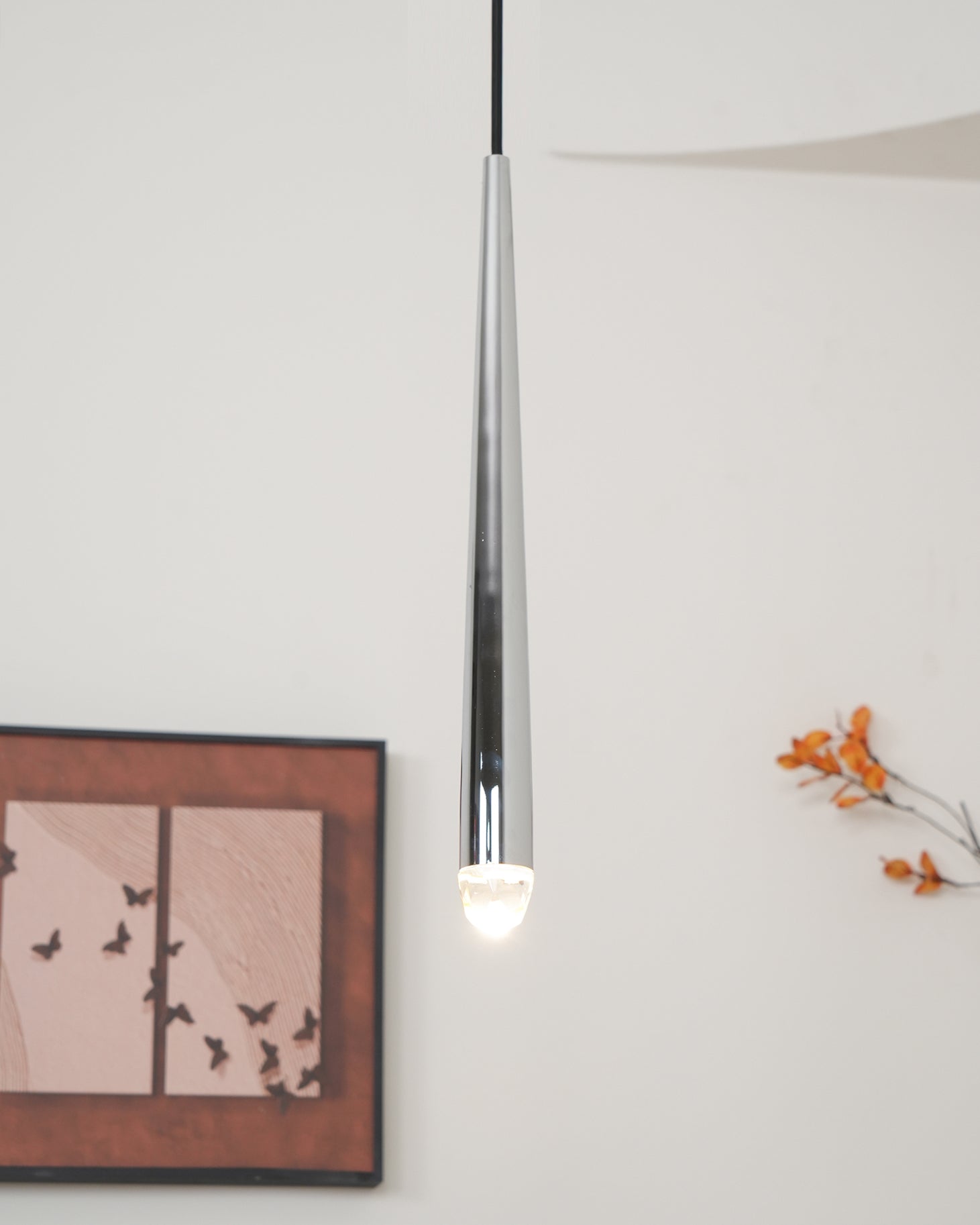 Chandelier Crystal Shade Brass Blackened Silver Luxe Staircase - Lamp Copper
