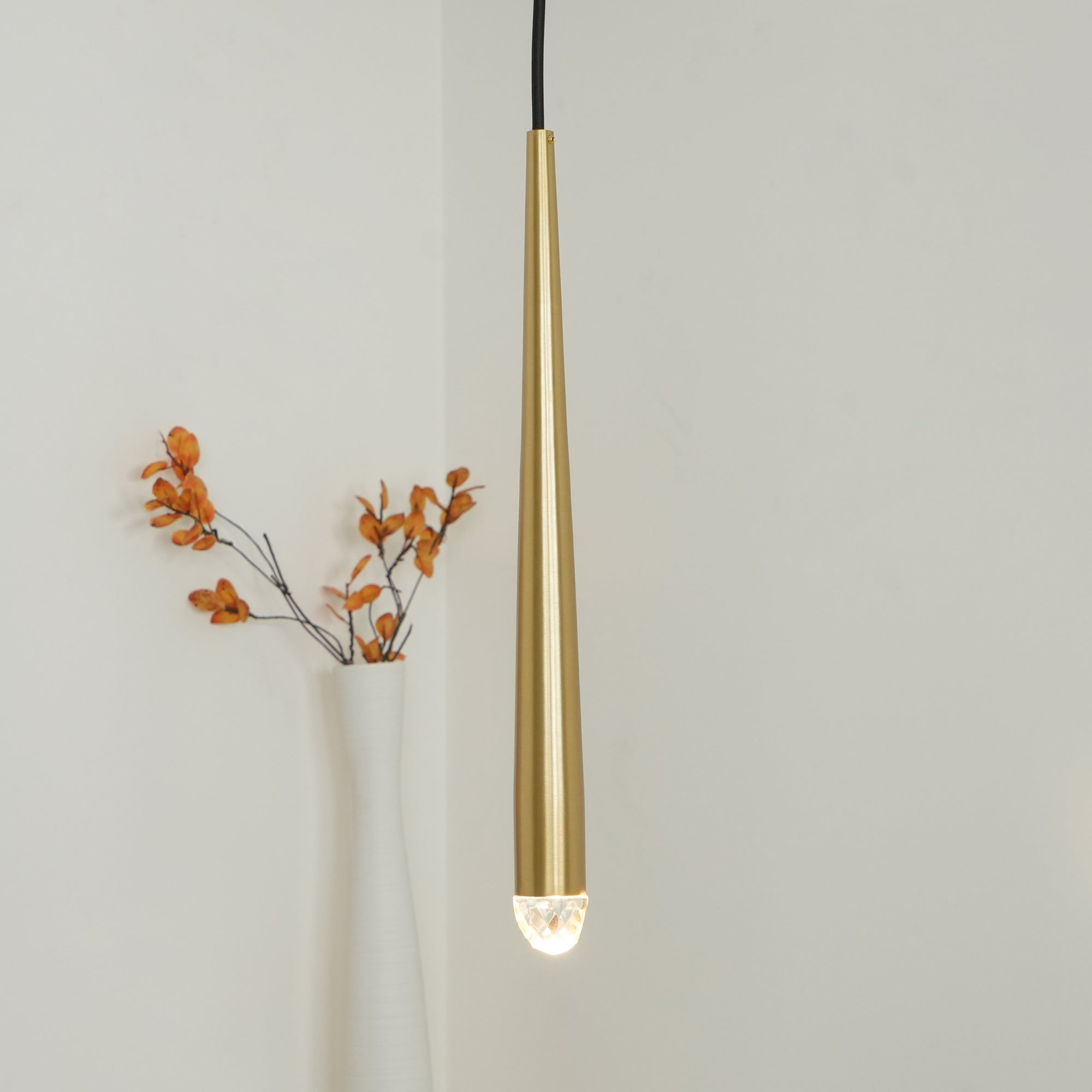 Chandelier Crystal Shade Brass Blackened Silver Luxe Staircase - Lamp Copper