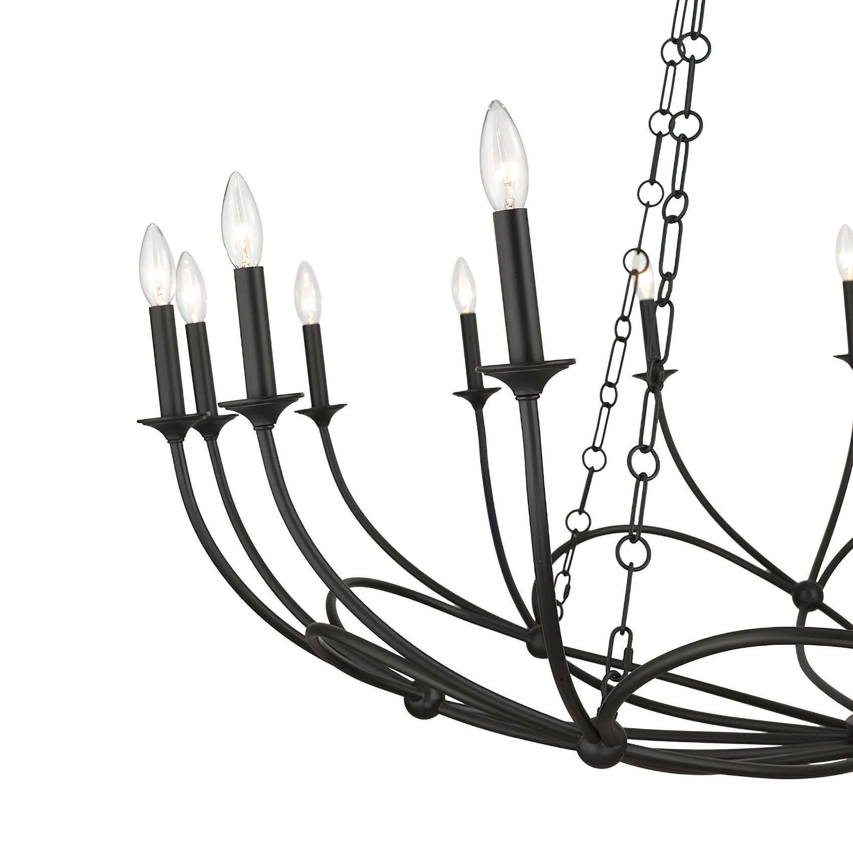 Ostruvyi Modern Minimalist Industrial Metal Chandelier - Lamp Copper