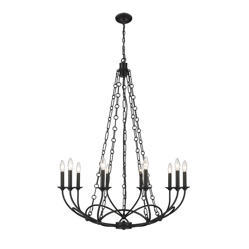 Ostruvyi Modern Minimalist Industrial Metal Chandelier - Lamp Copper