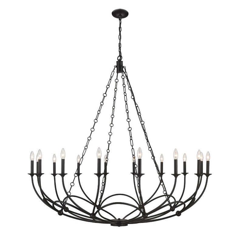 Ostruvyi Modern Minimalist Industrial Metal Chandelier - Lamp Copper