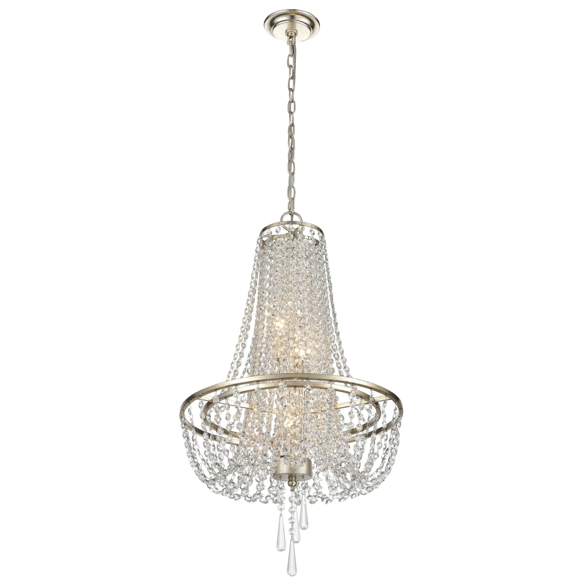 Sifuvys Postmodern Luxury Metal Crystal Chandelier - Lamp Copper