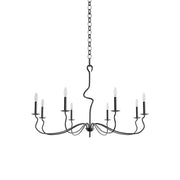 Rauduvyo Modern Minimalist Industrial Metal Chandelier - Lamp Copper
