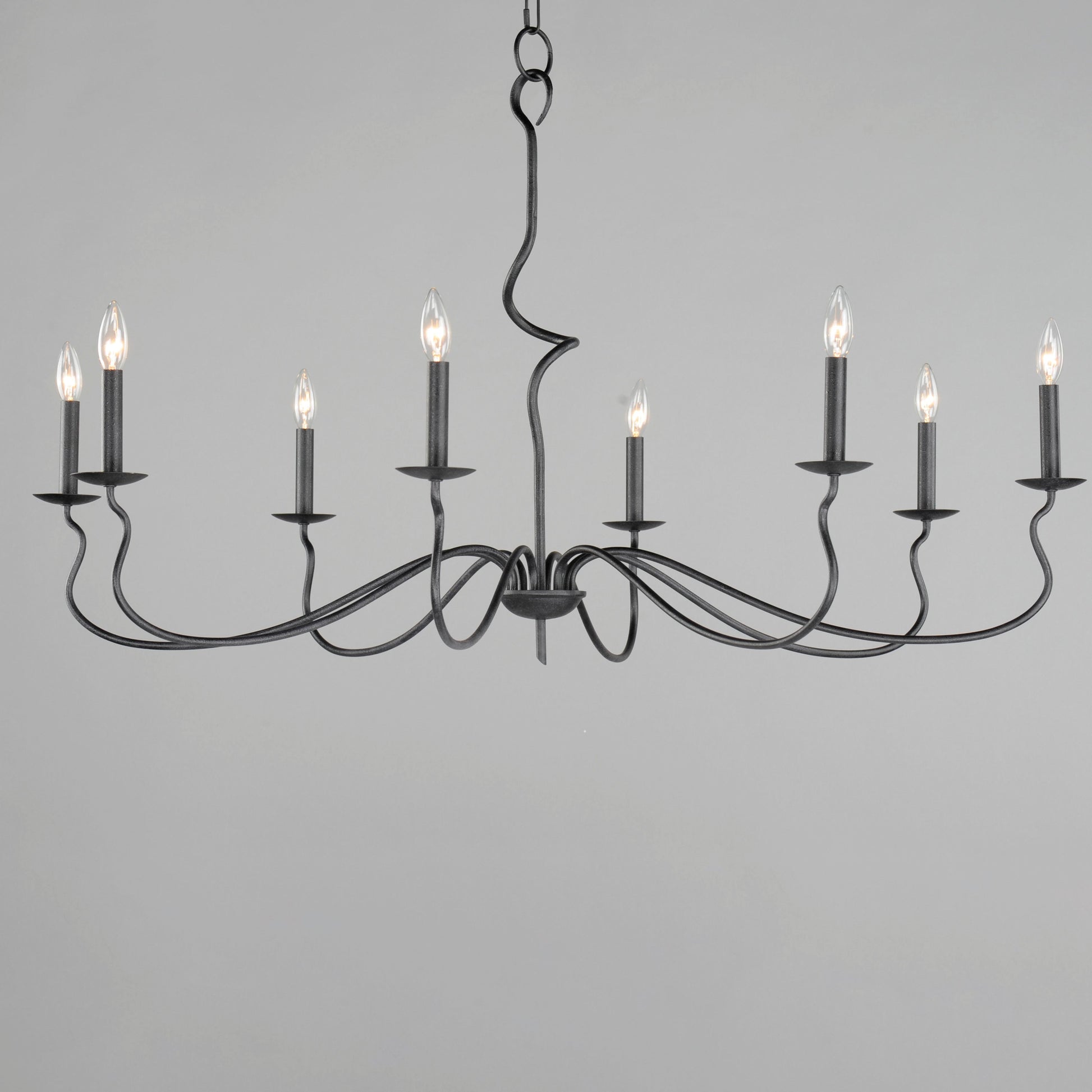 Rauduvyo Modern Minimalist Industrial Metal Chandelier - Lamp Copper