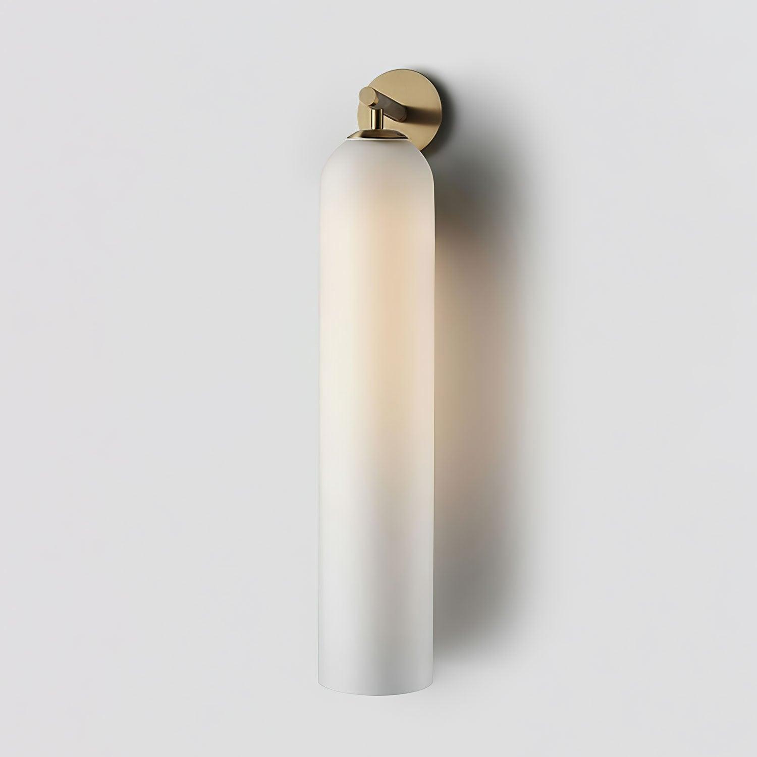 June Glass Indoor Wall Lamp Cylindrical - Lamp Copper