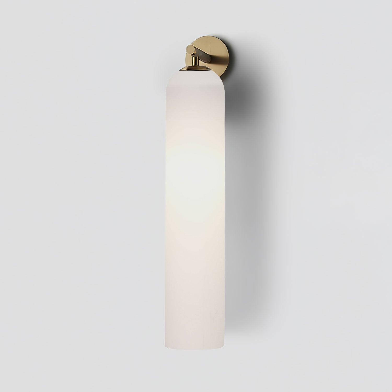 June Glass Indoor Wall Lamp Cylindrical - Lamp Copper