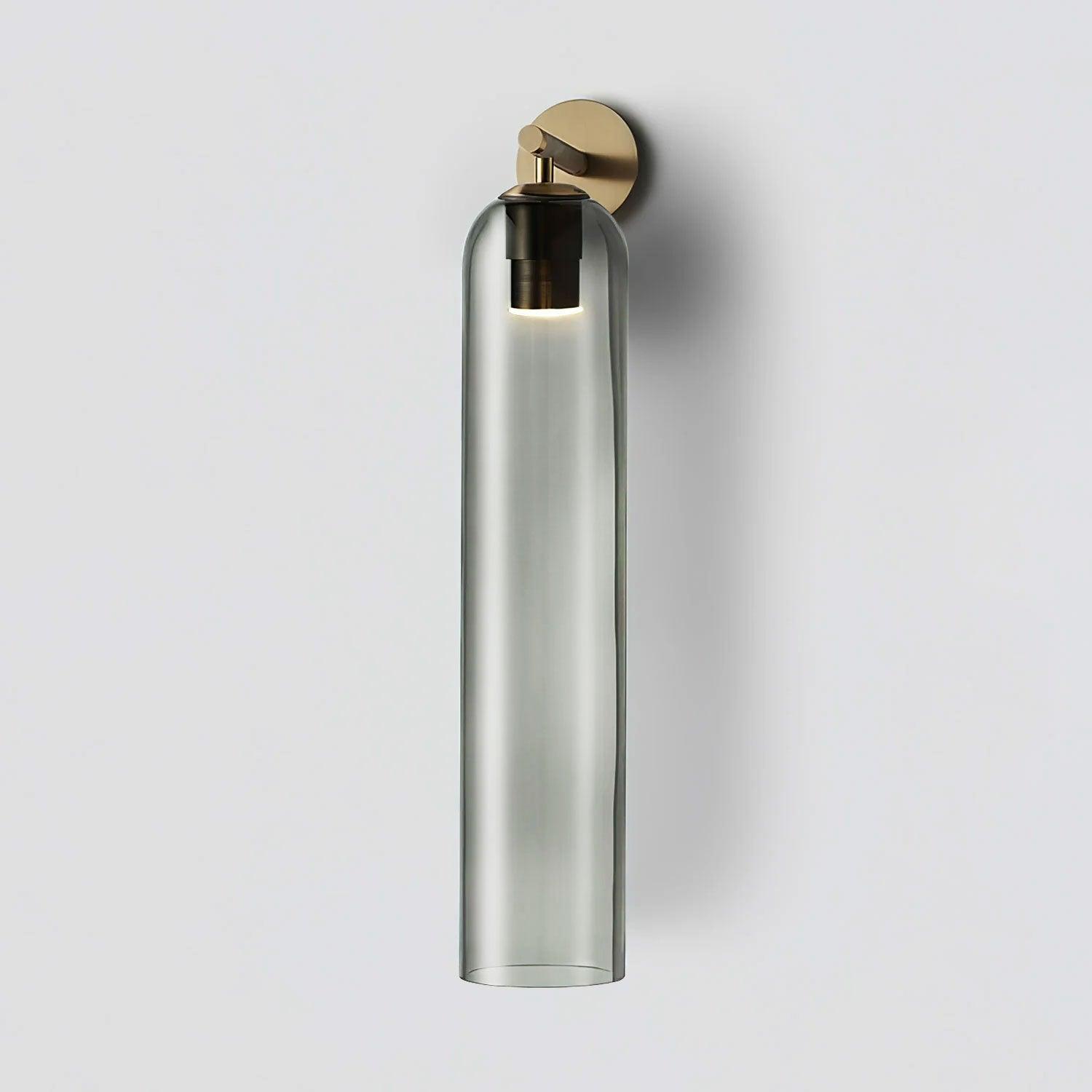 June Glass Indoor Wall Lamp Cylindrical - Lamp Copper