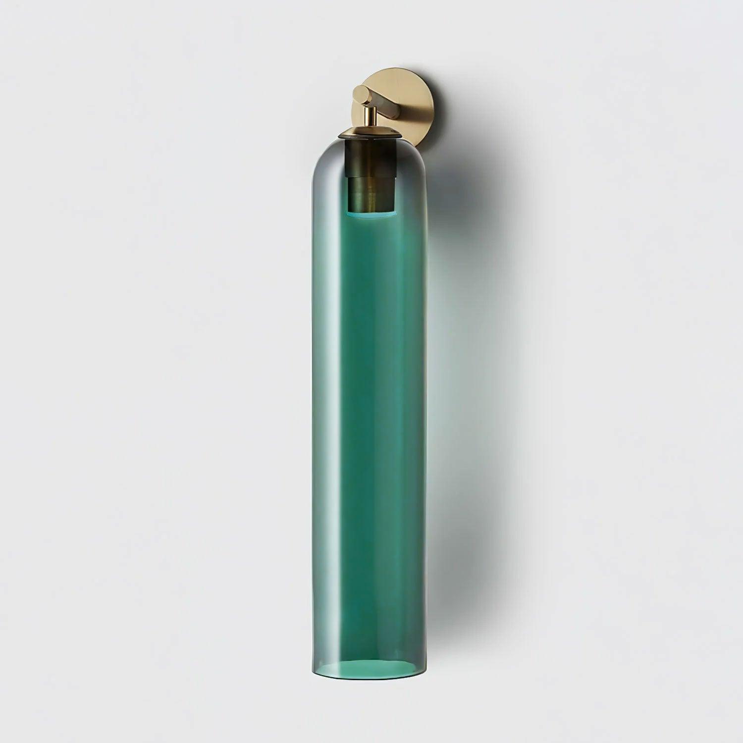 June Glass Indoor Wall Lamp Cylindrical - Lamp Copper