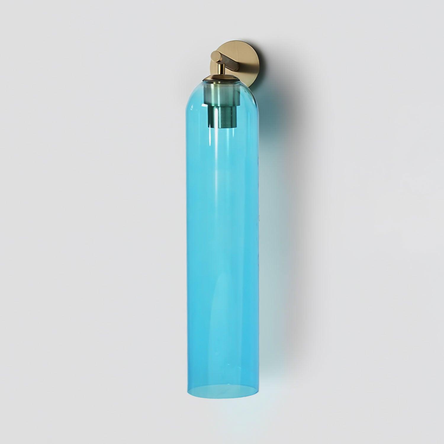 June Glass Indoor Wall Lamp Cylindrical - Lamp Copper
