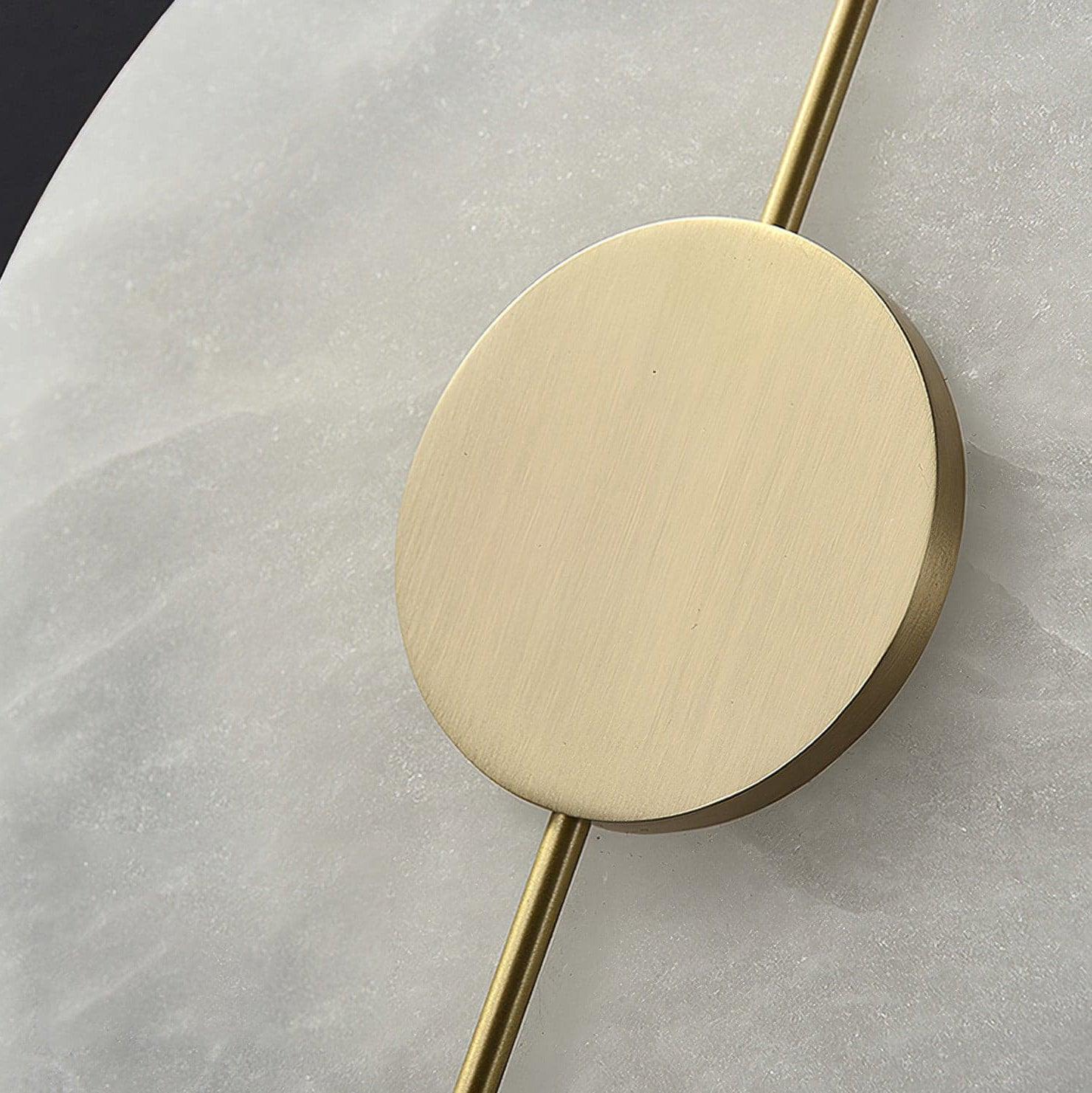 Citheira Minimalist Alabaster Wall Light - Lamp Copper
