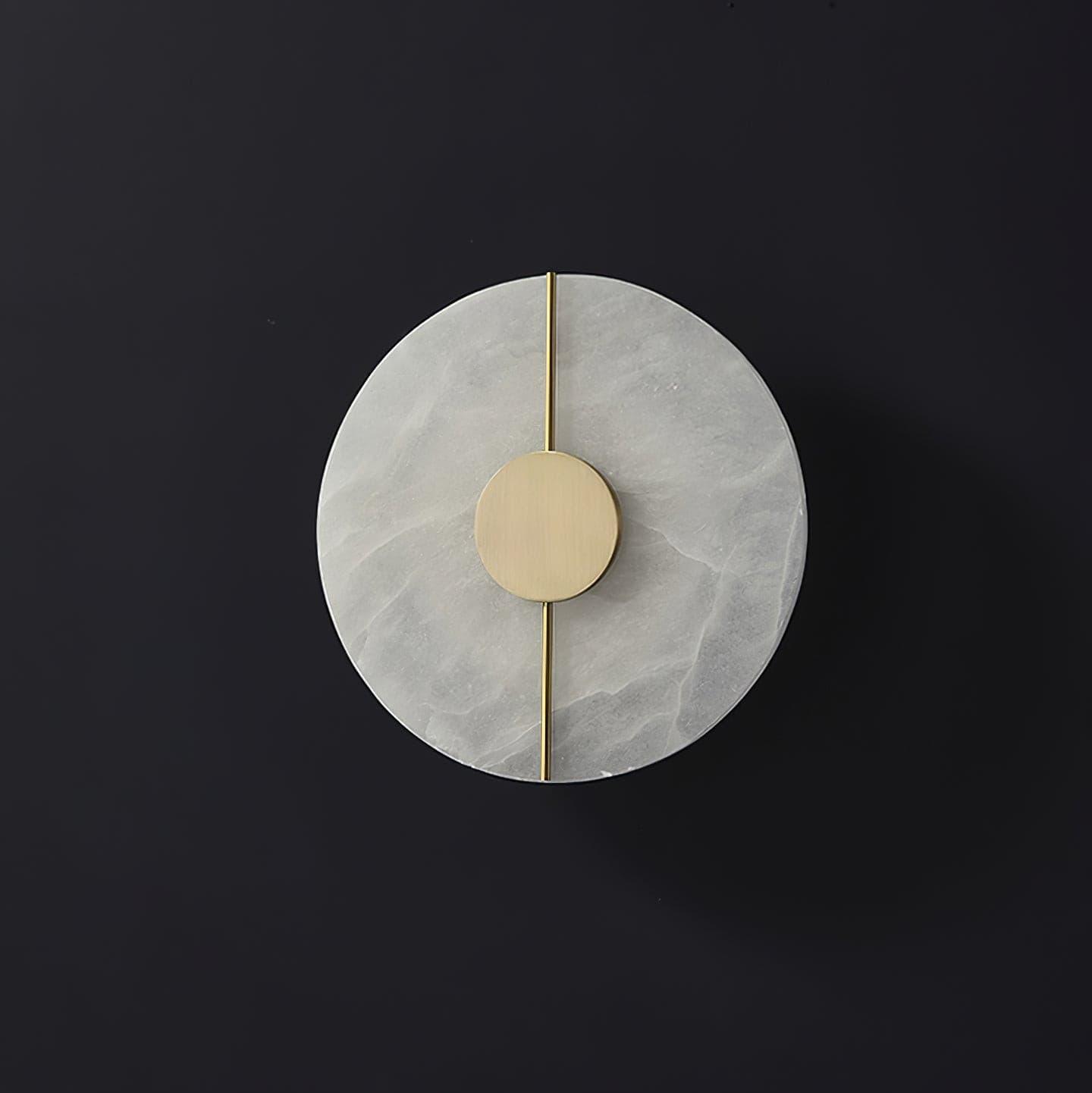 Citheira Minimalist Alabaster Wall Light - Lamp Copper