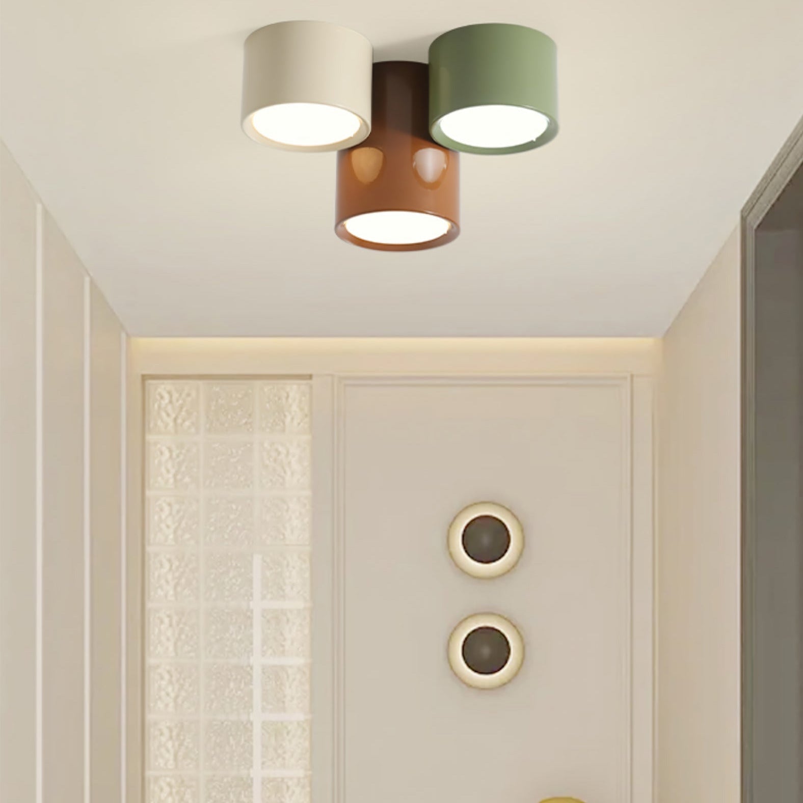 Puln Combination Ceiling Light Colorful - Lamp Copper