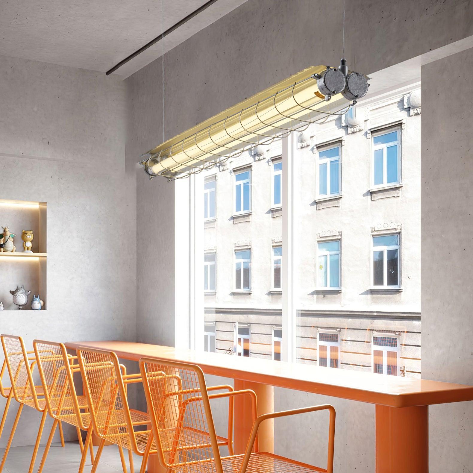 Arsorisra Industrial Linear Pendant Light - Lamp Copper
