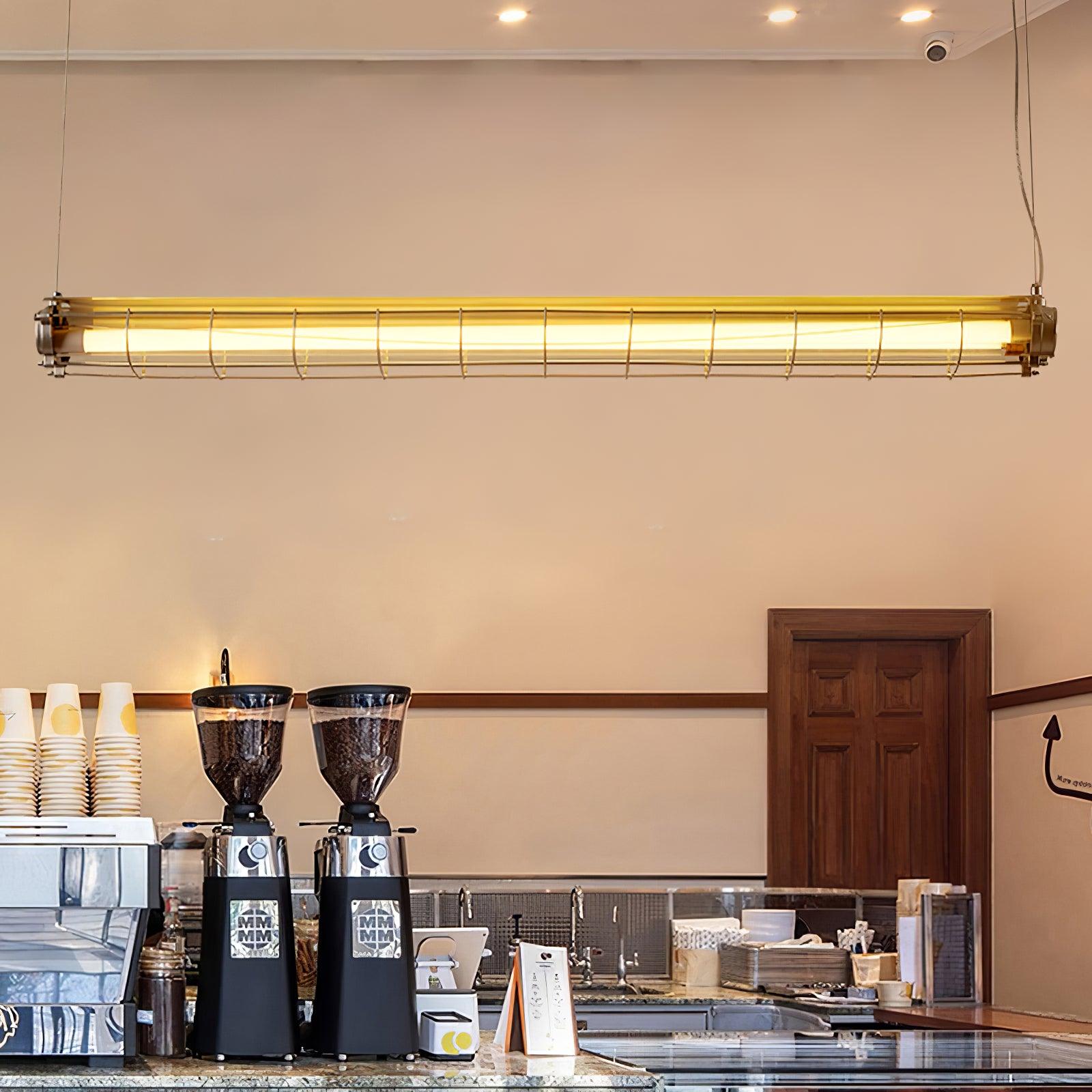 Arsorisra Industrial Linear Pendant Light - Lamp Copper