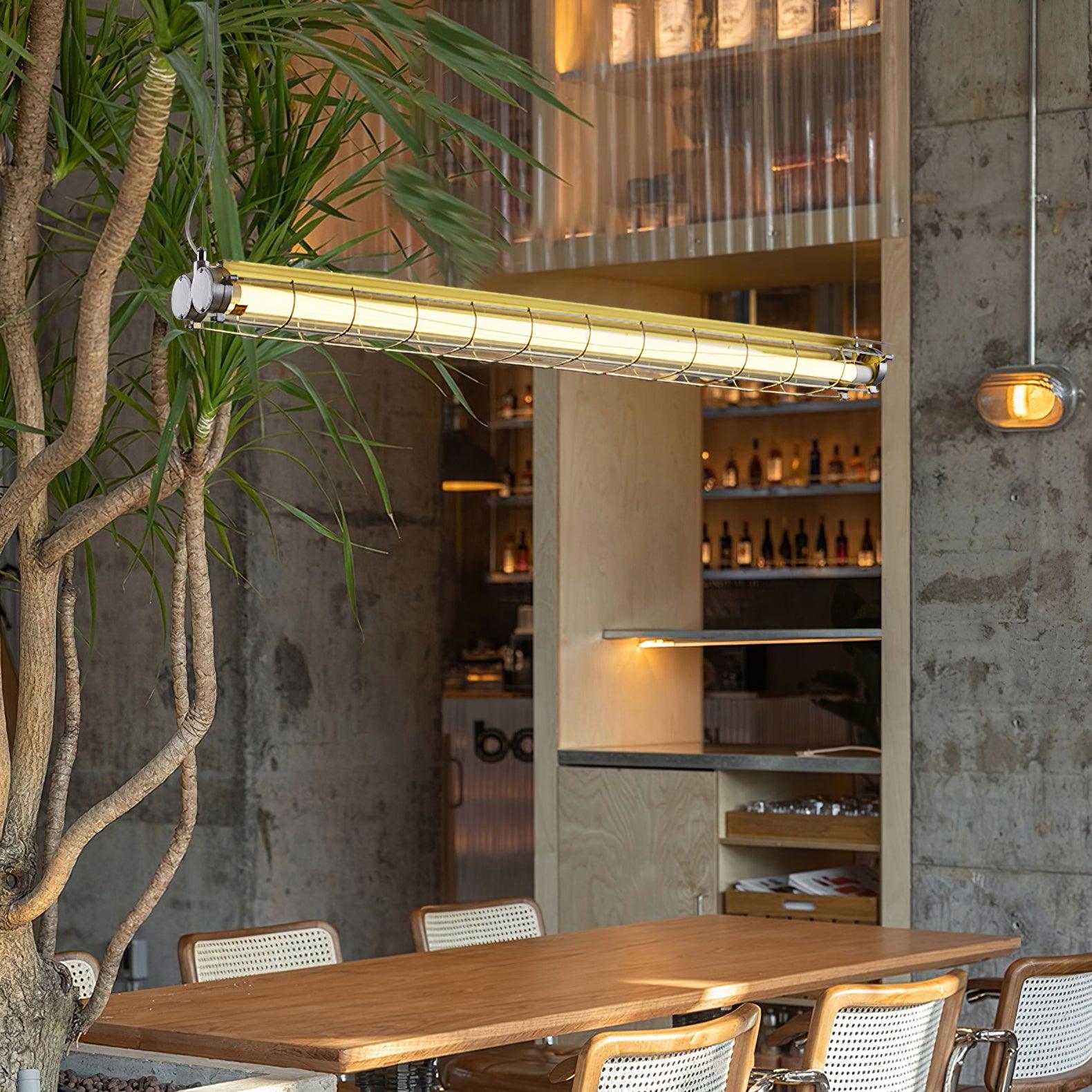 Arsorisra Industrial Linear Pendant Light - Lamp Copper