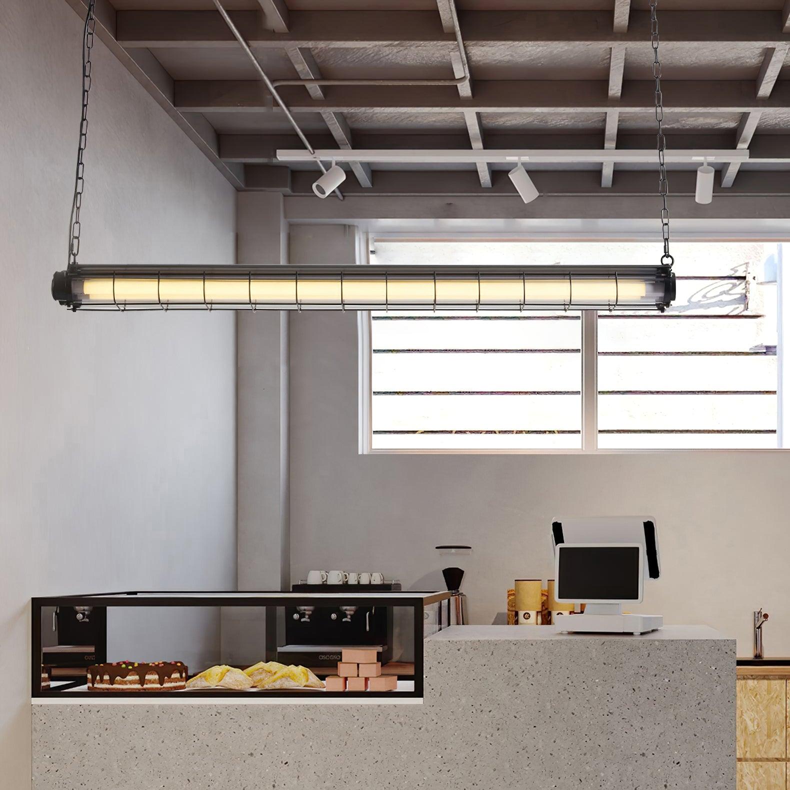 Arsorisra Industrial Linear Pendant Light - Lamp Copper