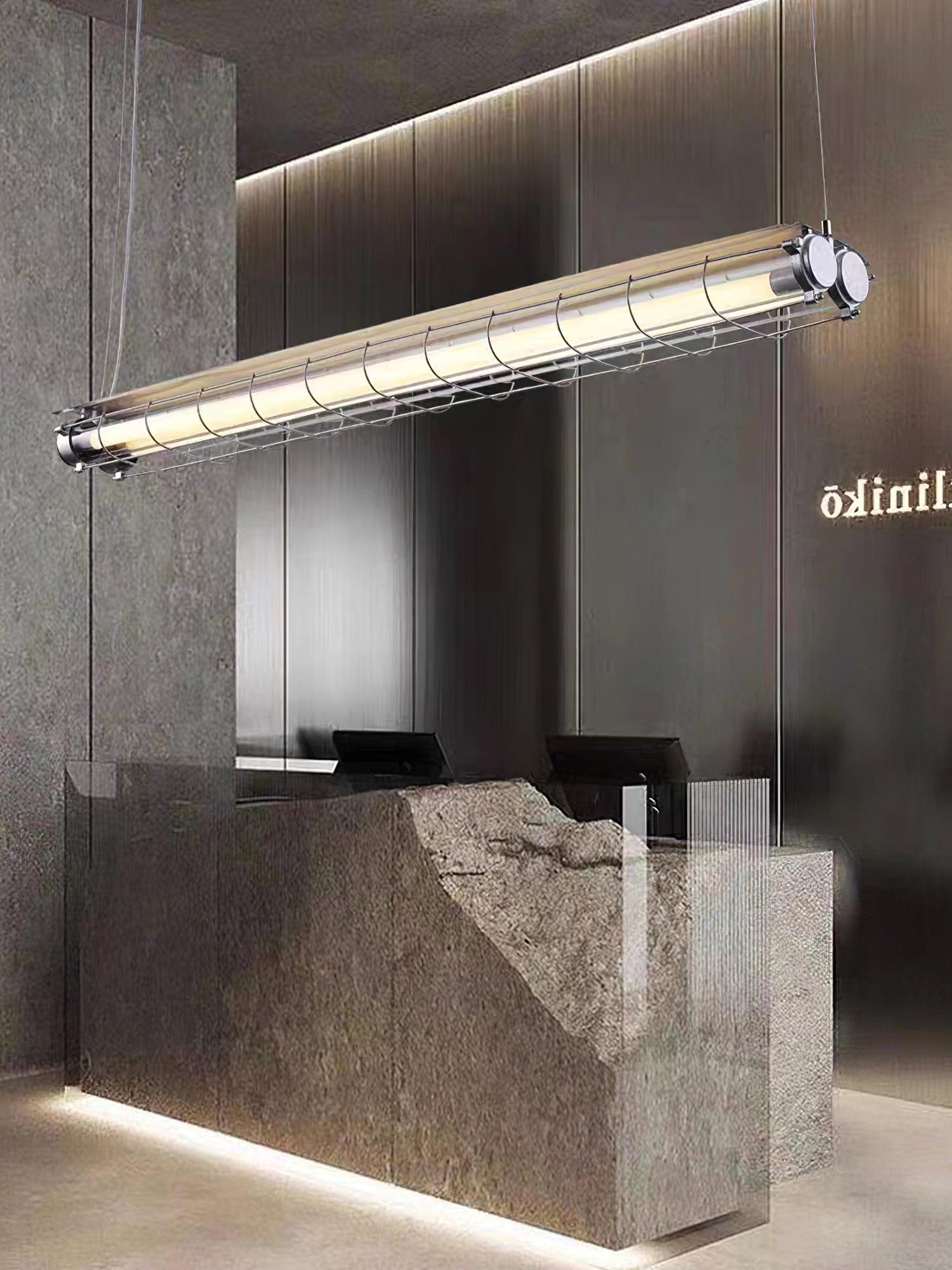 Arsorisra Industrial Linear Pendant Light - Lamp Copper